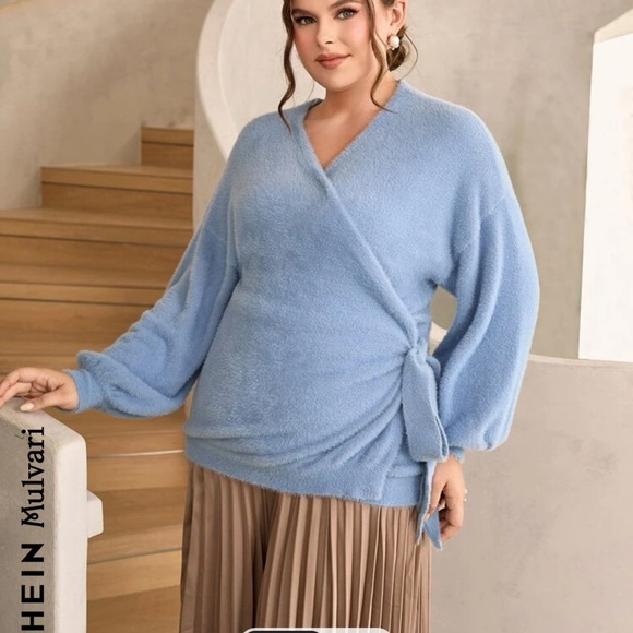 Wrap tie side cardigan/sweater - Picture 1 of 4